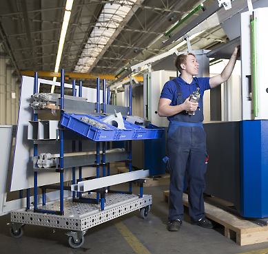 Set-Wagen, Kitting, Kommissionierung, Transportmittel