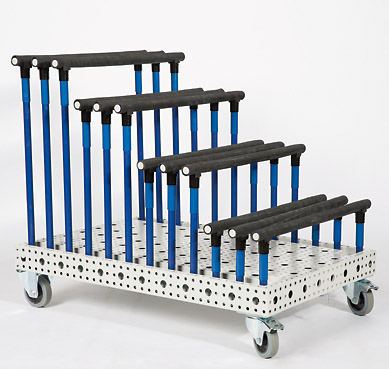 modularer Tischwagen flexible Tischhhen