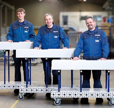 Plattformwagen Flexibilitt Arbeitsposition